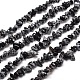 Snowflake Obsidian Chip Bead Strands US-G-M205-23-1