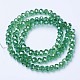 Electroplate Glass Beads Strands US-EGLA-A034-T8mm-A10-2