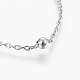 304 Stainless Steel Anklets US-AJEW-H013-02P-2