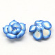 Handmade Polymer Clay 3D Flower Lotus Beads US-CLAY-Q203-25mm-M-2