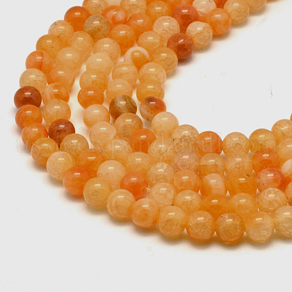 Natural Crackle Agate Bead Strands&nbsp;US-X-G-K166-10-6mm-01-1