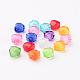 Mixed Color Transparent Acrylic Faceted Heart Beads US-X-TACR-S114-8mm-M-2