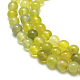 Natural Olive Jade Round Bead Strands US-G-P070-35-6mm-2