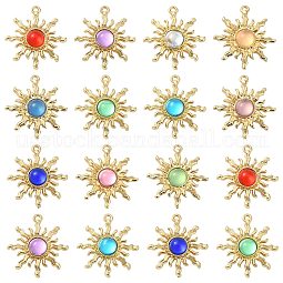 26Pcs 13 Colors Acrylic Pendants US-RB-CJ0001-04