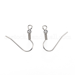304 Stainless Steel Earring Hooks US-STAS-D448-037P