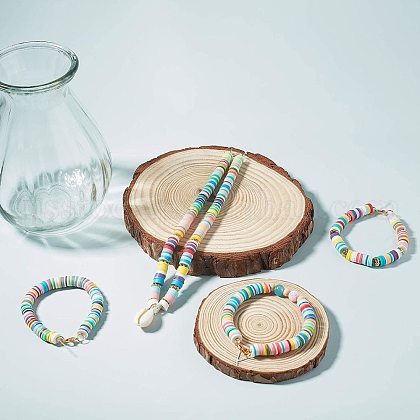 Handmade Polymer Clay Beads&nbsp;US-CLAY-R067-3.0mm-24-4
