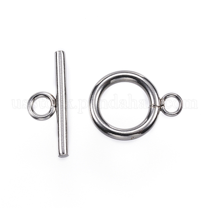 304 Stainless Steel Toggle Clasps US-STAS-F040-40B-P-1