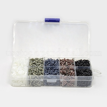 1 Box Glass Bugle Beads US-SEED-X0025-B-1