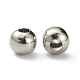 304 Stainless Steel Hollow Round Seamed Beads US-STAS-R032-3mm-2