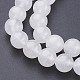 Natural White Jade Beads Strands US-GSR8mmC138-2