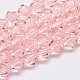 Imitate Austrian Crystal Bicone Glass Beads Strands US-GLAA-F029-4x4mm-15-1