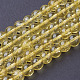 Synthetic Citrine Beads Strands US-G-C076-8mm-6A-1