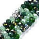 Electroplate Glass Beads Strands US-EGLA-N002-12D-1