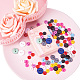 2-Hole Flat Round Resin Sewing Buttons Sets US-BUTT-PH0002-02-5