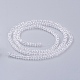 Transparent Glass Beads Strands US-GLAA-R135-2mm-10-2