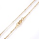 304 Stainless Steel Box Chain Necklaces US-NJEW-F248-12A-G-2