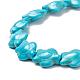 Dyed Synthetic Turquoise Beads Strands US-G-M152-10-A-2