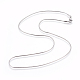 304 Stainless Steel Snake Chain Necklaces US-NJEW-L160-010P-2