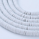 Flat Round Eco-Friendly Handmade Polymer Clay Beads US-CLAY-R067-8.0mm-39-3