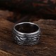 Men's Stainless Steel Finger Rings US-RJEW-BB29955-10-4