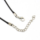 Waxed Cord Necklace Making US-NJEW-R229-1.5mm-3