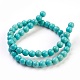 Synthetic Turquoise Beads Strands US-TURQ-G106-6mm-02D-2