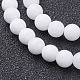 Natural White Jade Beads Strands US-GSR10mmC067-2