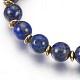 Natural Mixed Gemstone Beads Stretch Bracelets US-BJEW-MSMC002-31-4