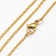 Trendy Unisex 304 Stainless Steel Cable Chain Necklaces US-NJEW-M047-02-1