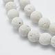 Natural Lava Rock Beads Strands&nbsp;US-G-F531-6mm-G17-2