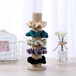 Linen Vertical Tower Jewelry Bracelet Display Stand US-ODIS-F006-02
