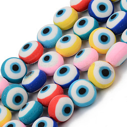 Handmade Polymer Clay Beads Strands US-CLAY-N008-001