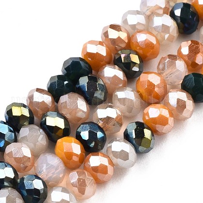 Glass Beads Strands US-GLAA-T006-16B-1