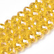 Electroplate Glass Beads Strands US-EGLA-A034-T10mm-A04-1