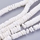 Natural White Shell Beads Strands US-BSHE-P026-30-1