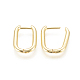 Brass Huggie Hoop Earrings US-EJEW-F245-04G-A-2