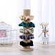 Linen Vertical Tower Jewelry Bracelet Display Stand US-ODIS-F006-02-1