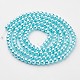 Glass Pearl Beads Strands US-HY-6D-B12-1