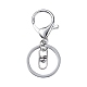 Iron Alloy Lobster Claw Clasp Keychain US-KEYC-D016-P-1