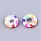 Rainbow Color Handmade Polymer Clay Beads Strands US-CLAY-R091-6mm-02-4