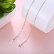 925 Sterling Silver Chain Necklaces US-NJEW-BB30138-18-2