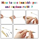 Plastic Beadable Pens US-AJEW-L082-A03-3
