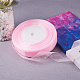 Breast Cancer Pink Awareness Ribbon Making Materials Sheer Organza Ribbon US-RS20mmY043-4