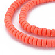 Handmade Polymer Clay Beads Strands US-CLAY-N008-008-37-4