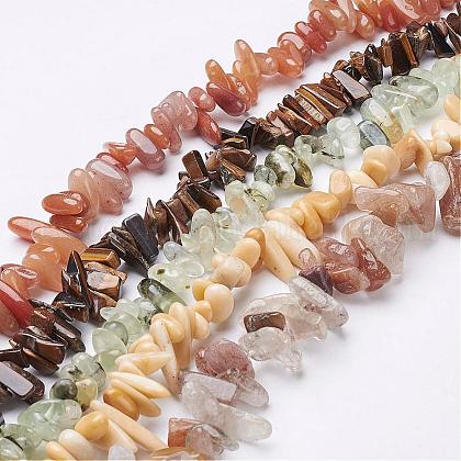 Natural Mixed Gemstone Beads Strands US-G-D288-M-1