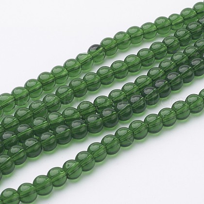 Glass Beads Strands US-GR6mm18Y-1