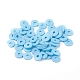 Flat Round Eco-Friendly Handmade Polymer Clay Beads US-CLAY-R067-8.0mm-36-4