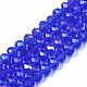 Electroplate Glass Beads Strands US-EGLA-A034-T6mm-B27-4