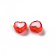 Transparent Heart Acrylic Beads US-TACR-S117-M-2