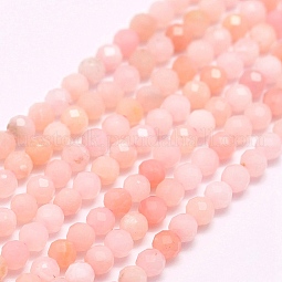 Natural Pink Opal Beads Strands US-G-F509-05-3mm